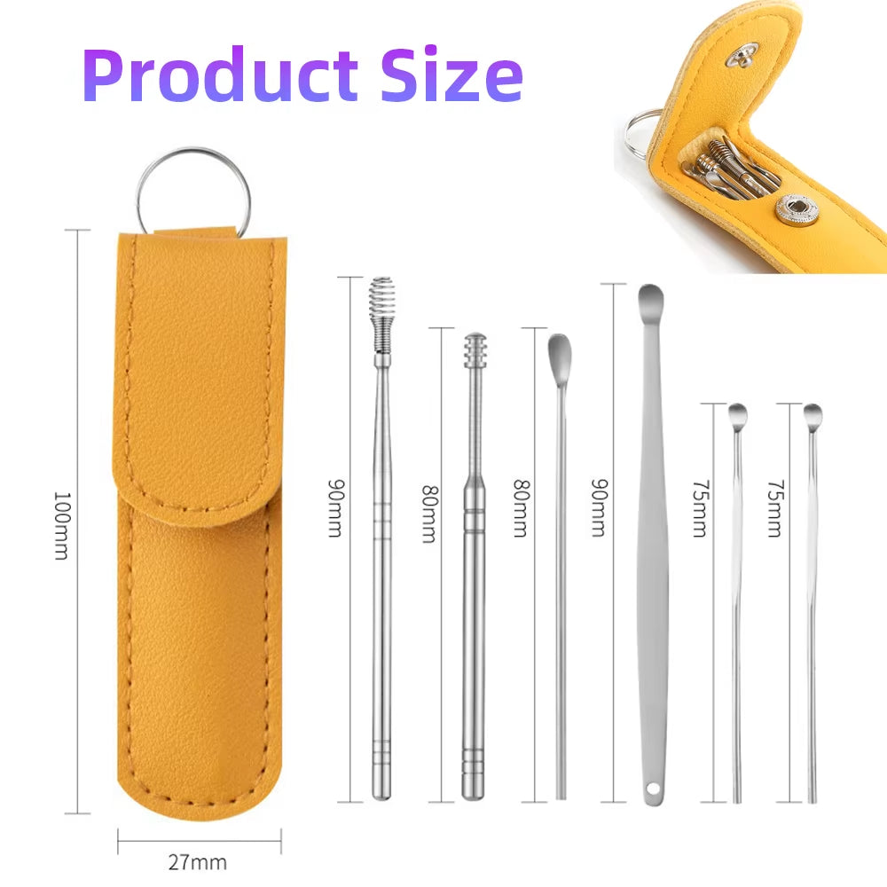 Ear Wax Removal USB Otoscope Cleaner Cleaning Pick Tool LED Light Camera Endoscope Clean Earwax Remover Personal Health Care